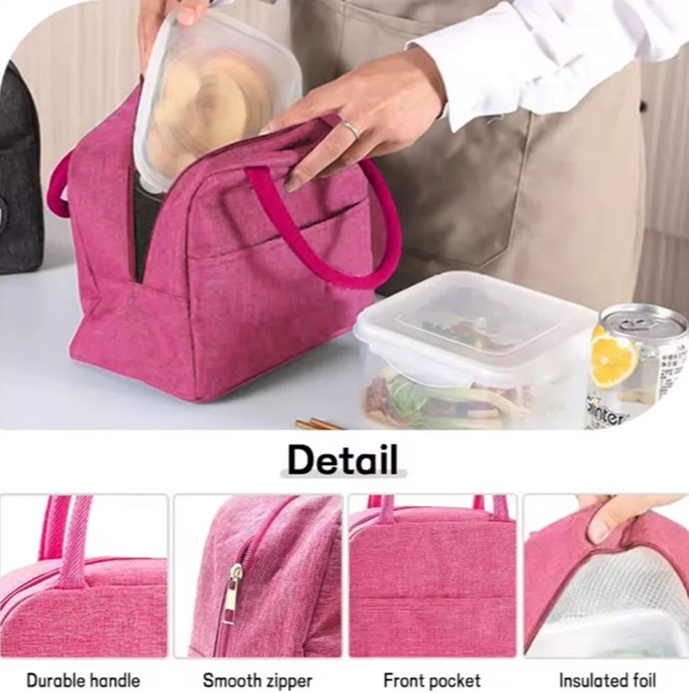 CuddleNest Insulated Lunch Bag for Office Men & Women | Tiffin Bag for School Kids with Aluminium Foil, Waterproof & Durable - Image 12