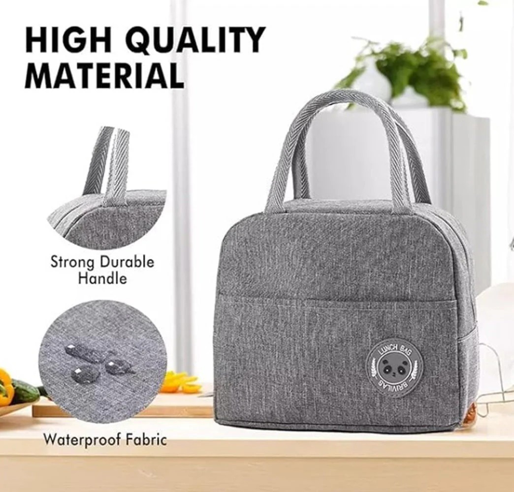 CuddleNest Insulated Lunch Bag for Office Men & Women | Tiffin Bag for School Kids with Aluminium Foil, Waterproof & Durable - Image 16