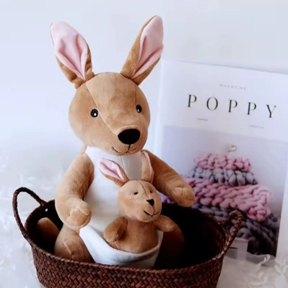 CuddleNest Kangaroo Soft Toy with Baby Joey Pouch – Ultra Soft & Cuddly Plush Animal for Kids, Toddlers, Boys, Girls & Gifting Stuffed Toy | 35 Cm - Image 16