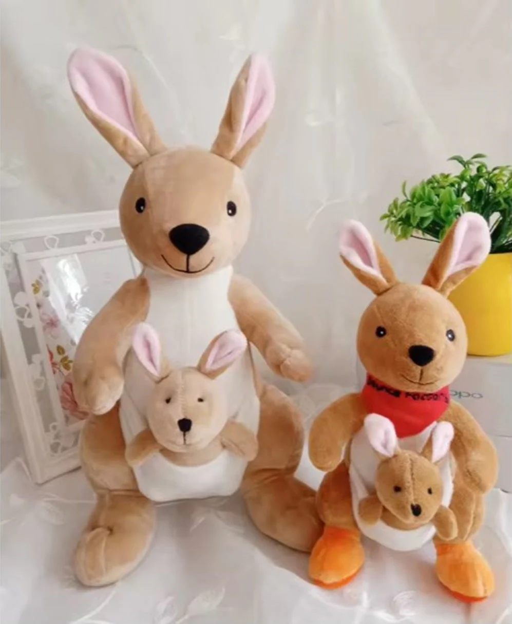 CuddleNest Kangaroo Soft Toy with Baby Joey Pouch – Ultra Soft & Cuddly Plush Animal for Kids, Toddlers, Boys, Girls & Gifting Stuffed Toy | 35 Cm - Image 7