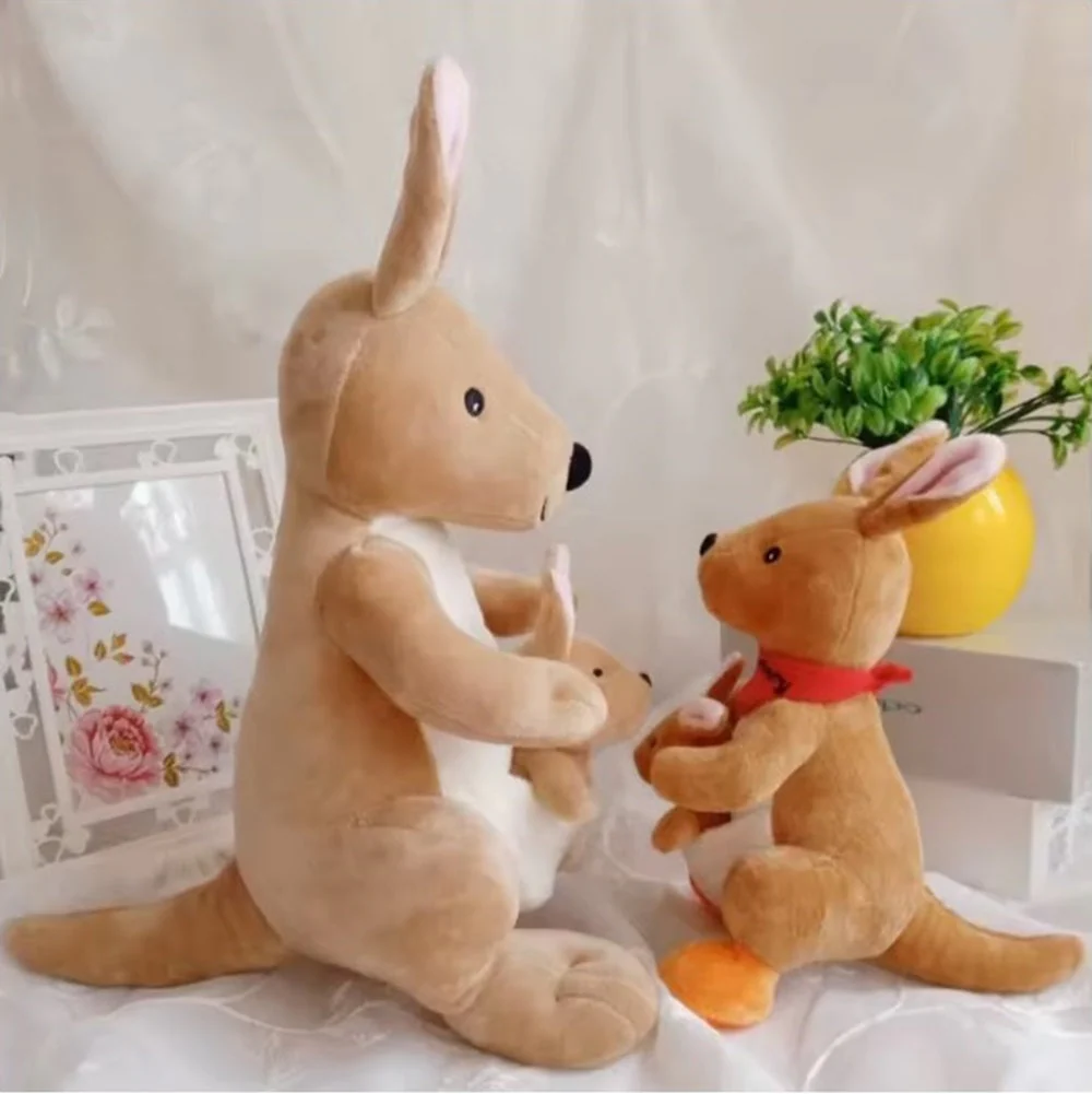 CuddleNest Kangaroo Soft Toy with Baby Joey Pouch – Ultra Soft & Cuddly Plush Animal for Kids, Toddlers, Boys, Girls & Gifting Stuffed Toy | 35 Cm - Image 8