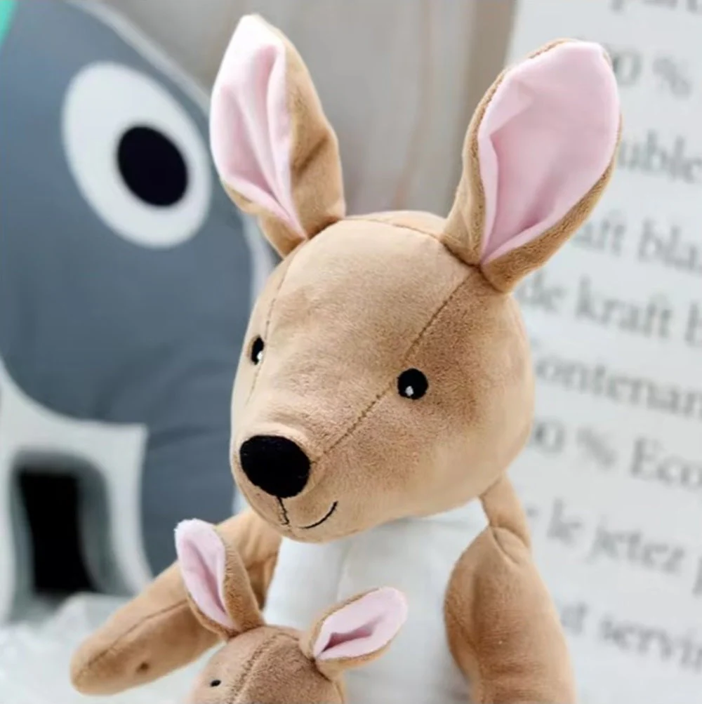 CuddleNest Kangaroo Soft Toy with Baby Joey Pouch – Ultra Soft & Cuddly Plush Animal for Kids, Toddlers, Boys, Girls & Gifting Stuffed Toy | 35 Cm - Image 9