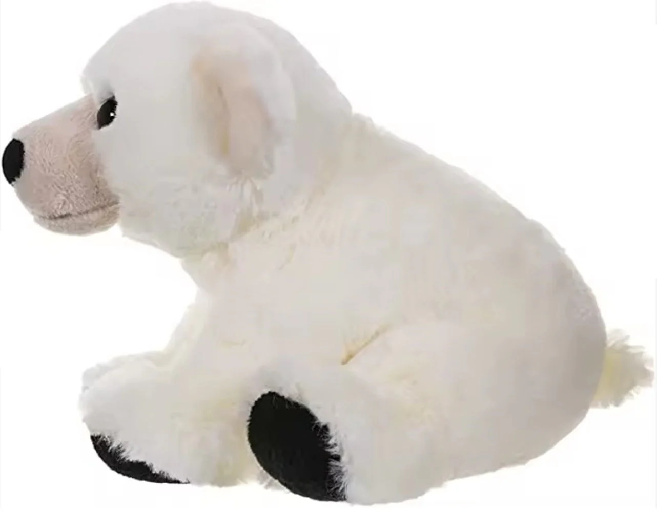 CuddleNest Plush Polar Bear Soft Toy | 30cm White Stuffed Animal with Black Paws | Ultra-Soft Cuddly Teddy Bear Toy for Kids & Gifting - Image 5