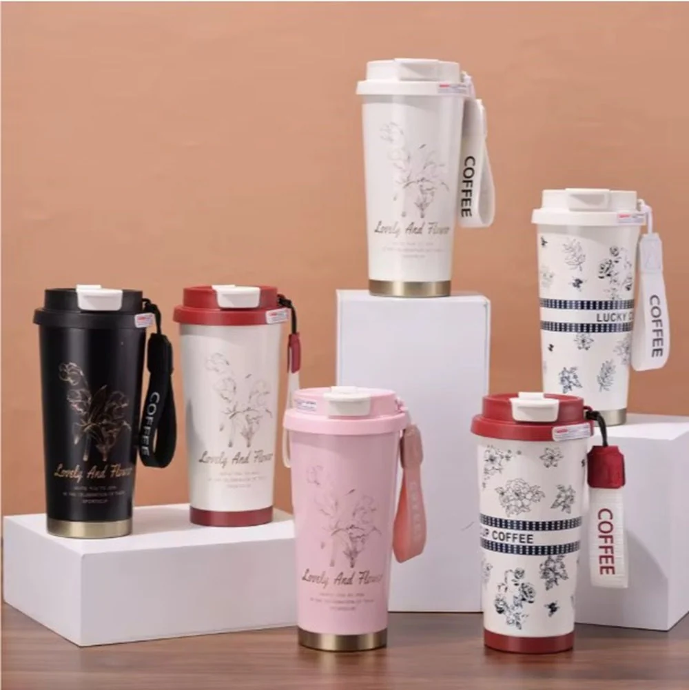 CuddleNest Stainless Steel Coffee Mug 500 ml | Double Wall Vacuum Insulated Travel Cup with Leakproof Lid for Office, Gym & Outdoor Use - Image 5