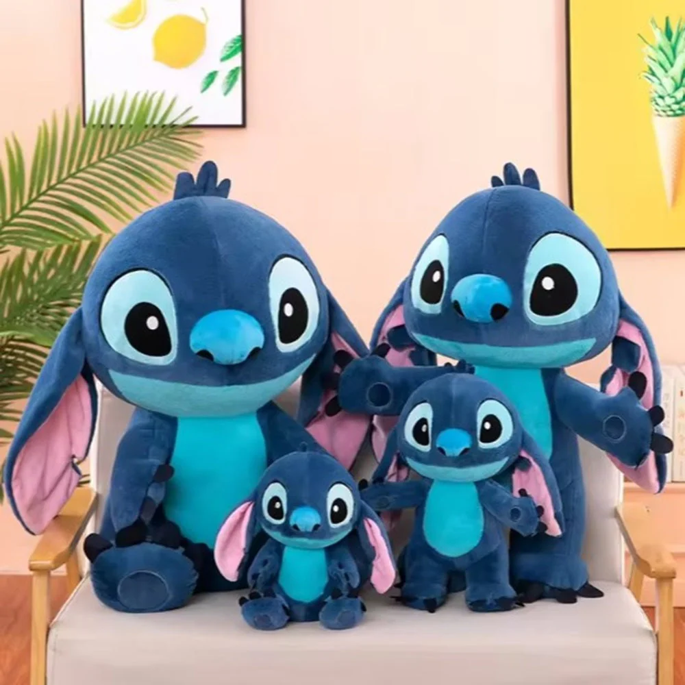 Cuddlenest Stitch Plush Soft Toy |Cuddly Character Doll with Large Eyes & Pink Ears | Gift - 30 cm  (Blue) - Image 10