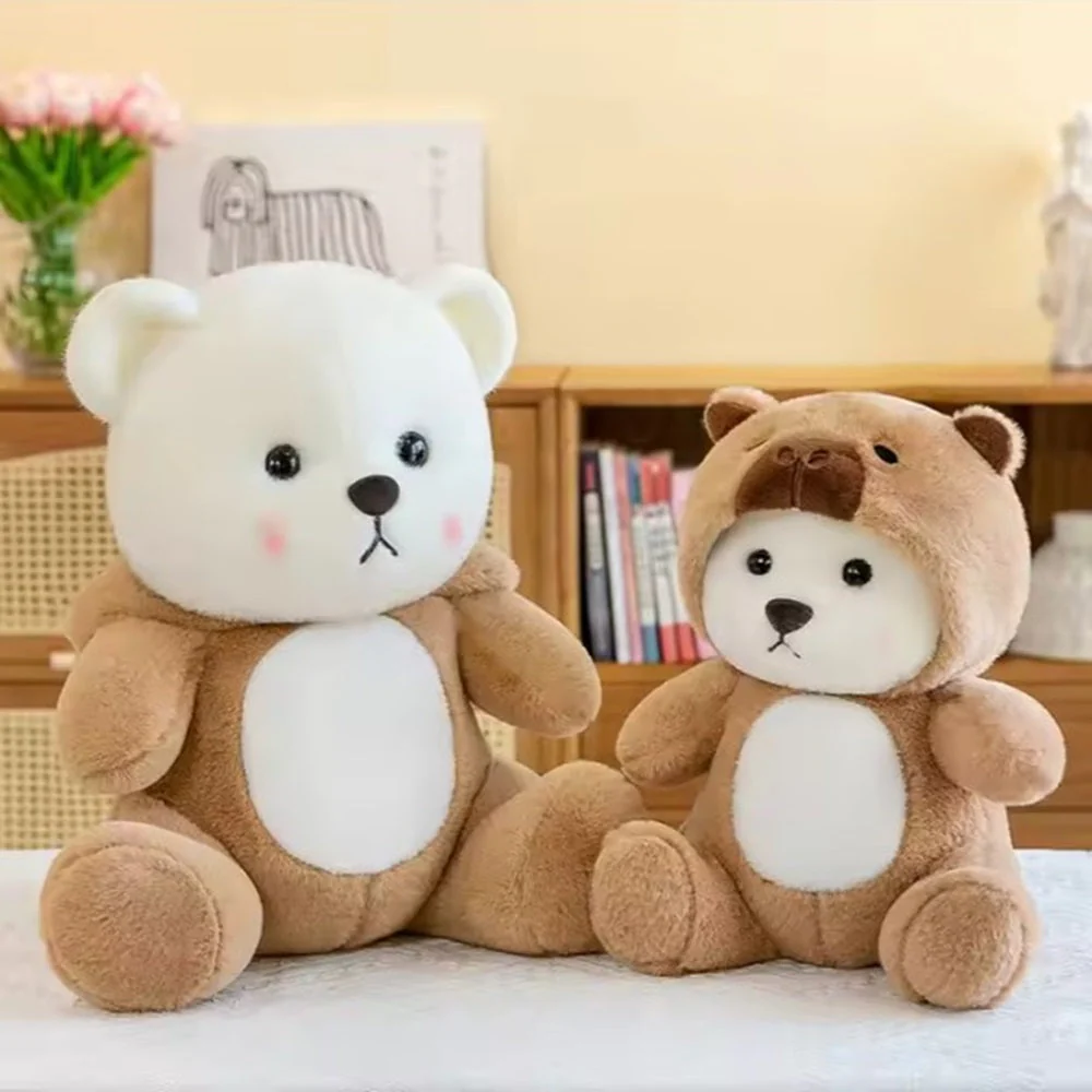 CuddleNest Teddy Bear Plush Toy, 25 cm, Soft Stuffed Animal with Removable Hat, Kids Room Décor - Image 7