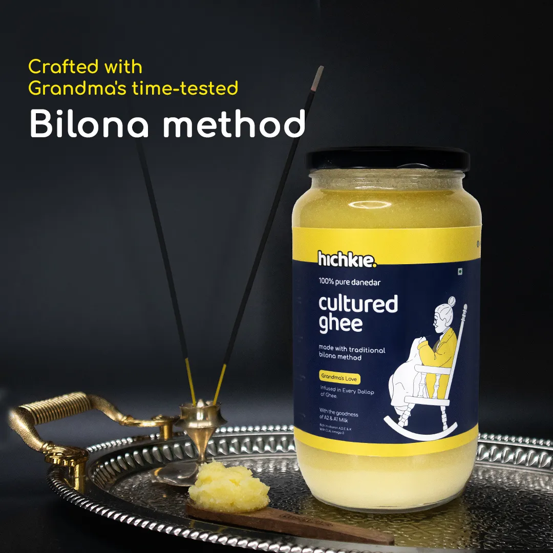 Cultured Ghee 1000 ml | Bilona Method | Cream-Churned | Lab Tested. - Image 3