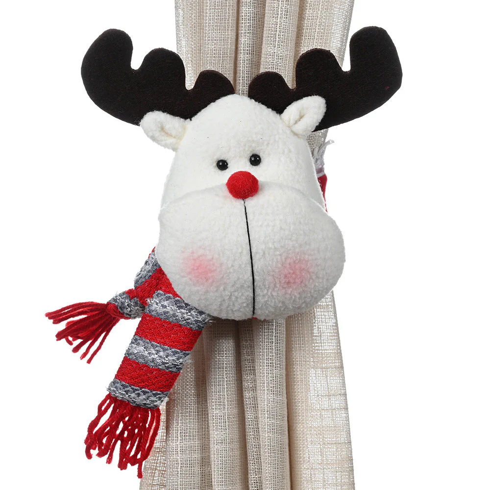 curtain ties set of 3 santa teddies - Image 2