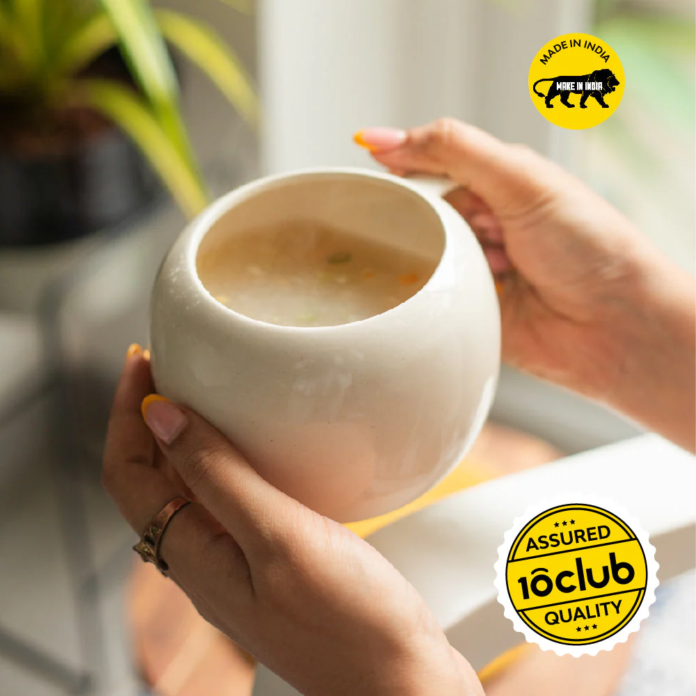 Curved Ceramic Mug - Image 2