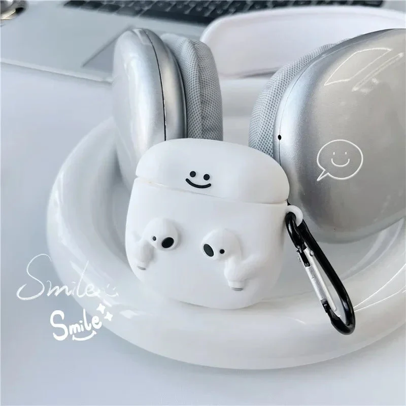 Cute Cartoon with Airpods Cover for Apple AirPods - Premium Silicone Case (Limited Edition) - Image 6