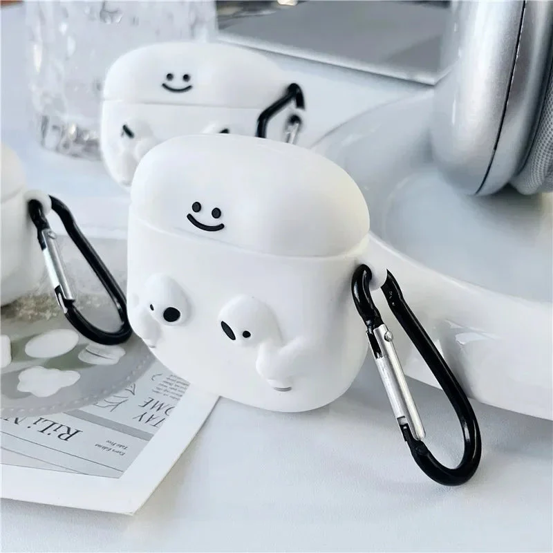 Cute Cartoon with Airpods Cover for Apple AirPods - Premium Silicone Case (Limited Edition) - Image 7