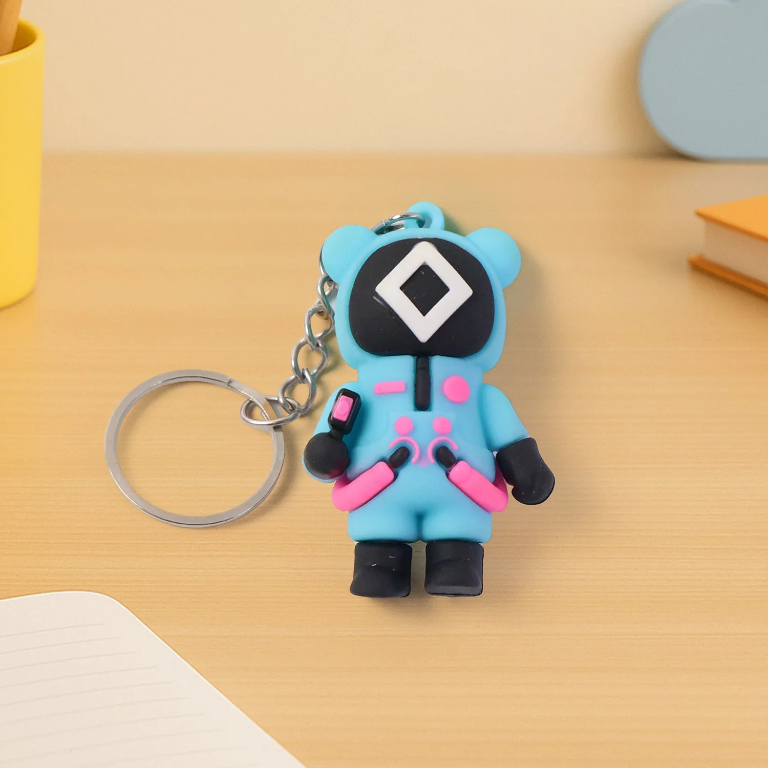 Cute Character-Themed Soft Silicone Keychain (Mix Desgin / 1 Pc) - Image 3