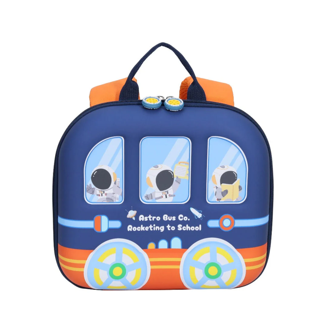 Cute Design Rectangle Shaped Hardshell Backpack for Kids - Image 2