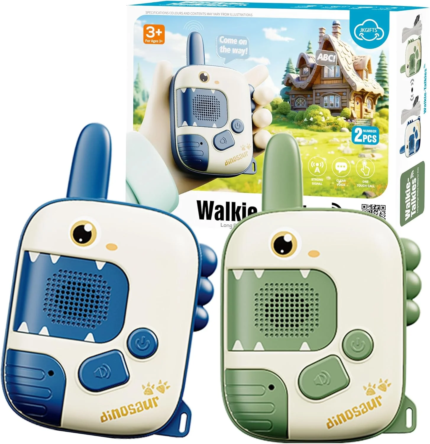 Cute Design Walkie Talkies - 2-Way Radio Toy for Adventures & Games