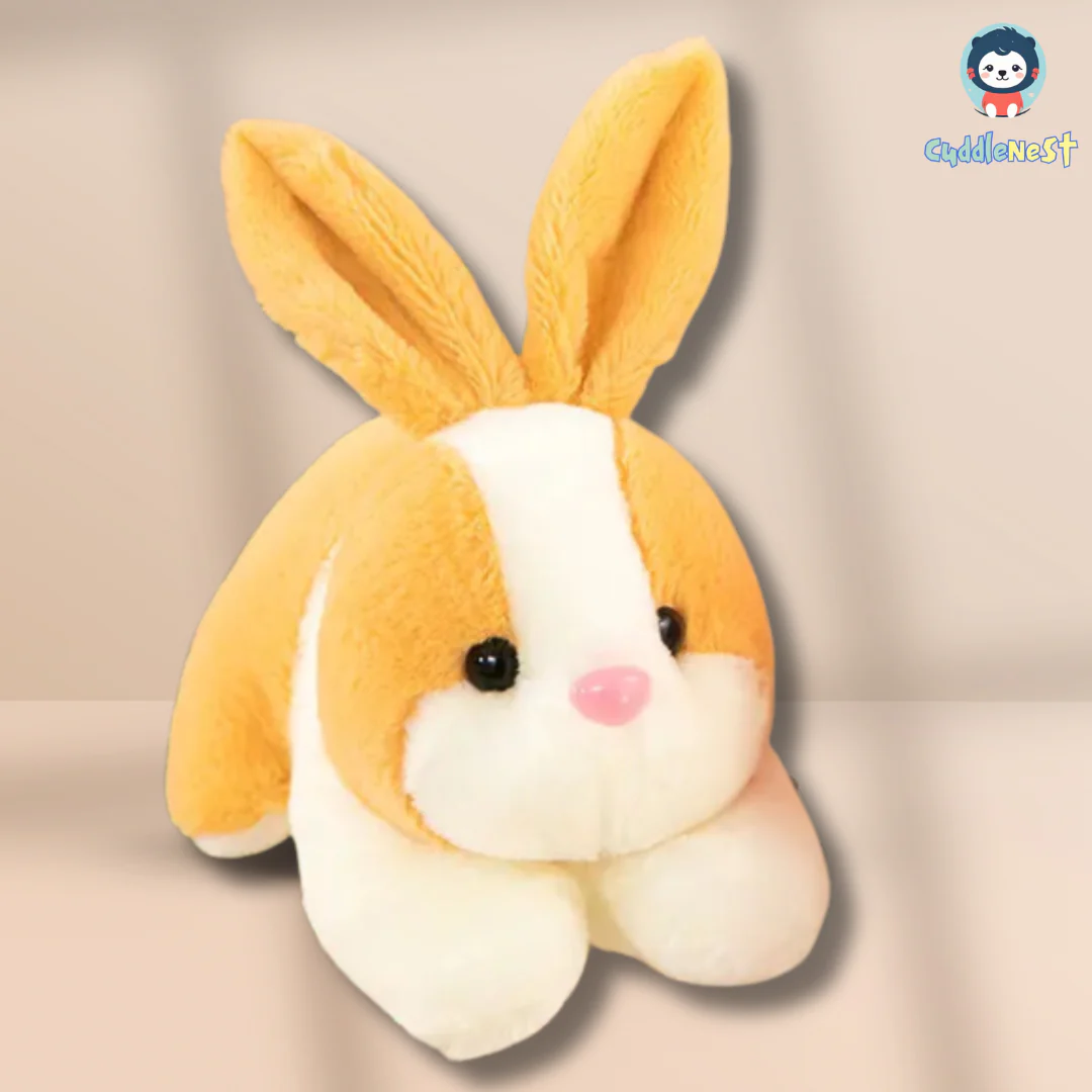 Cute Rabbit Soft Toy, Furry Stuffed Animal, Extra Soft, Perfect for Kids - 32 cm - Image 5
