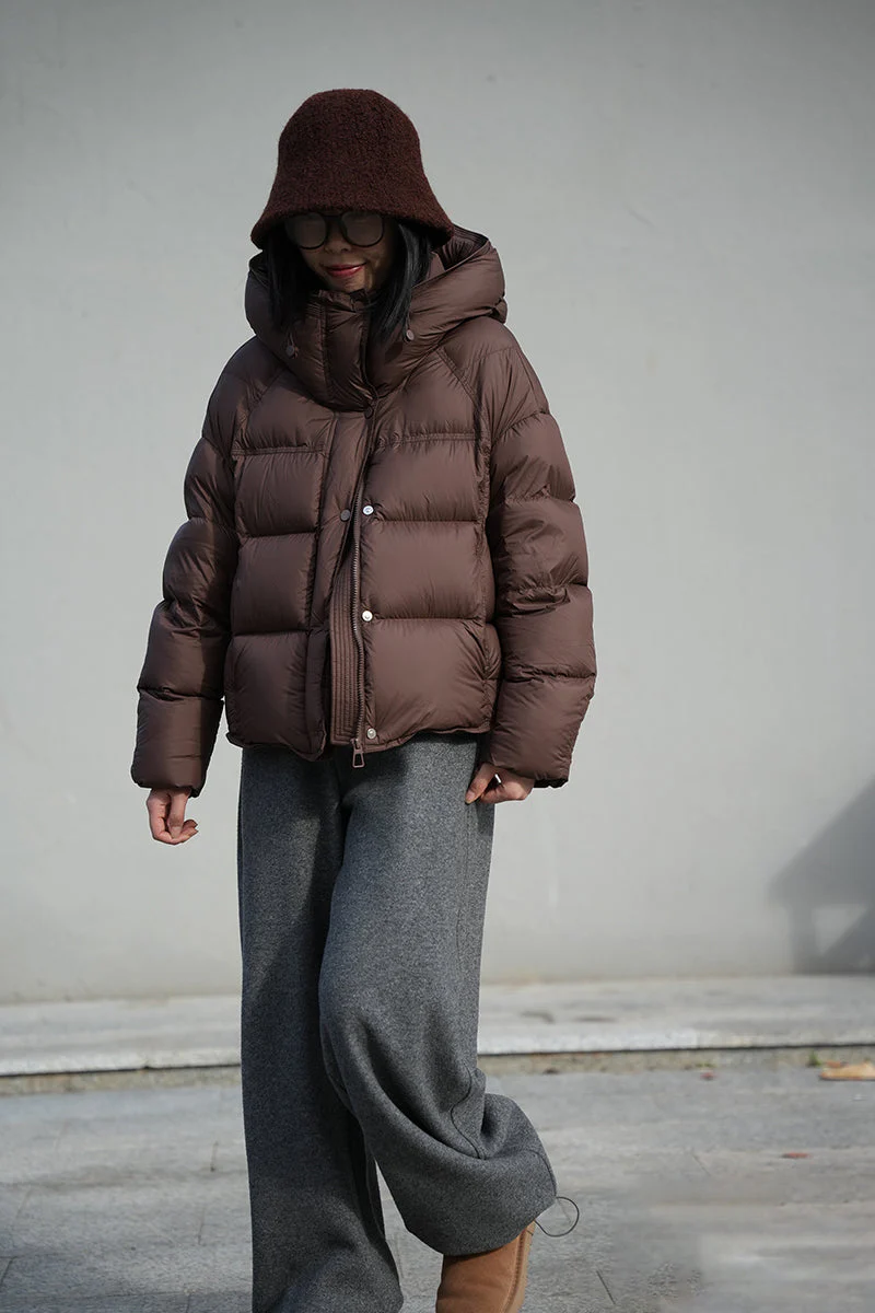 Dakota Puffer Jacket With Hoodie - Image 14