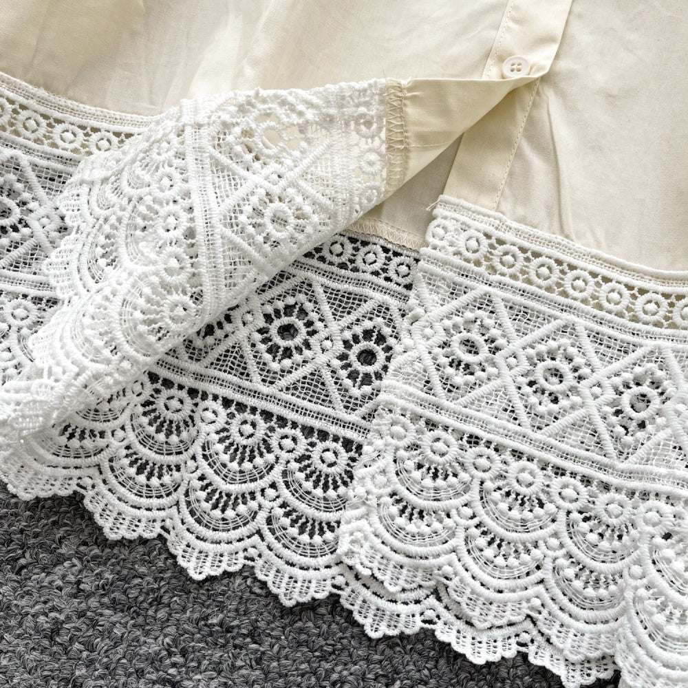 Danna Cotton Lace Shirt - Image 8