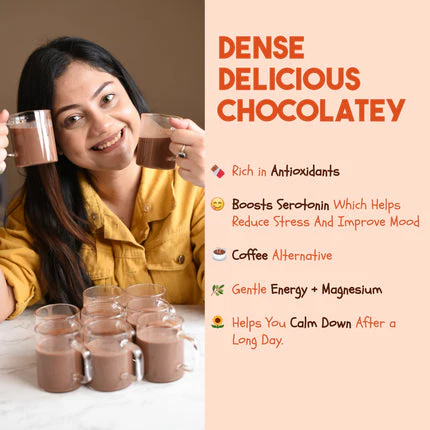 Dark Hot Chocolate - Makes 8-10 cups (200g) - Image 3