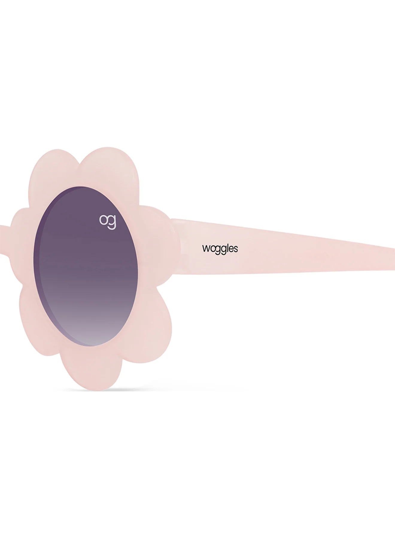 Dayflare Light Pink Round Kids Sunglasses - Image 3