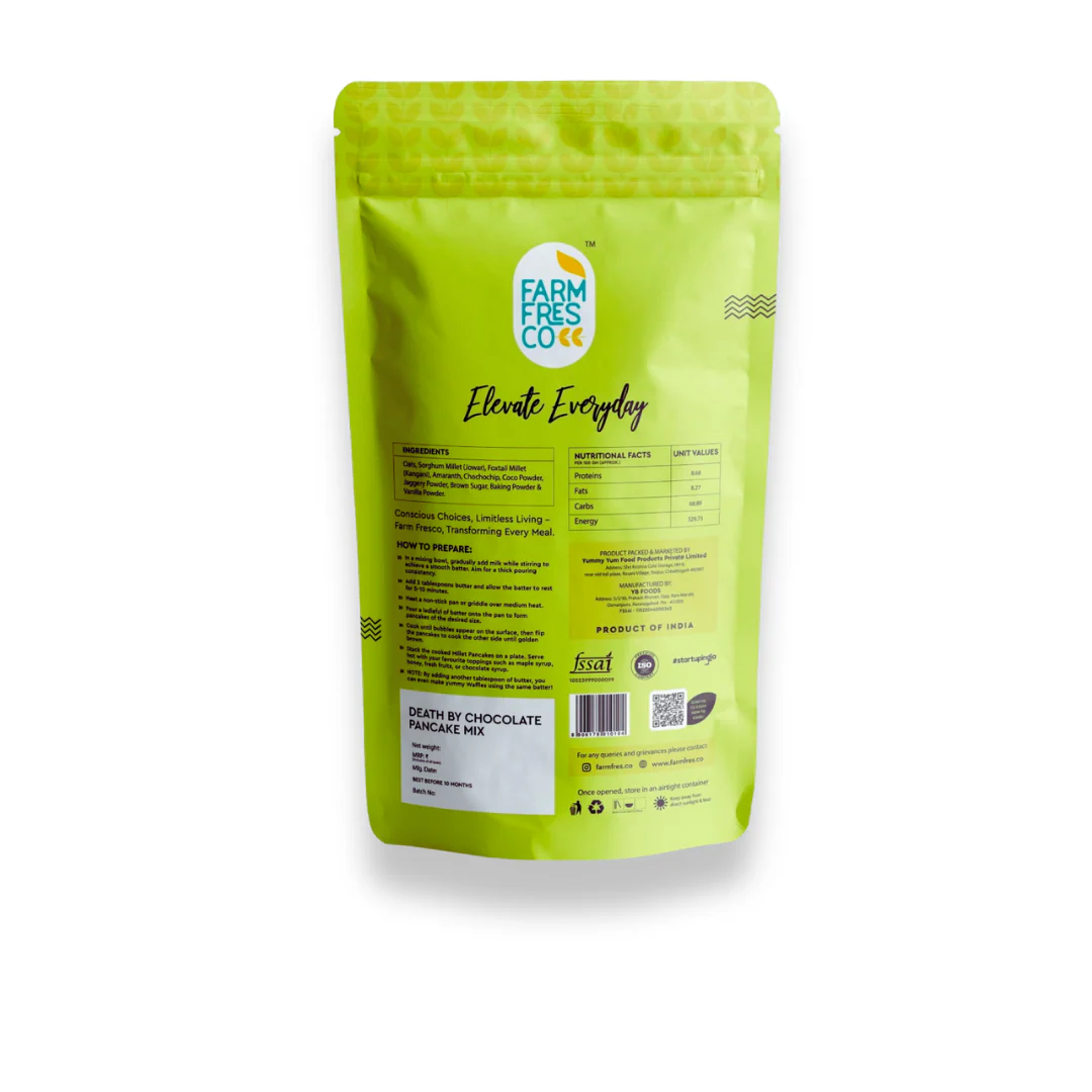 Death by Chocolate Millet Pancake | 165g, Pack of 1 - Image 2