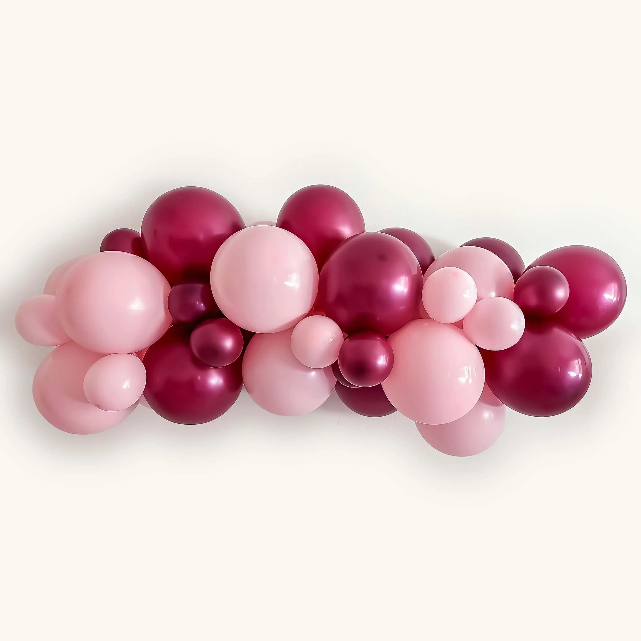 Decorate your party with Burgundy & Pink Balloons