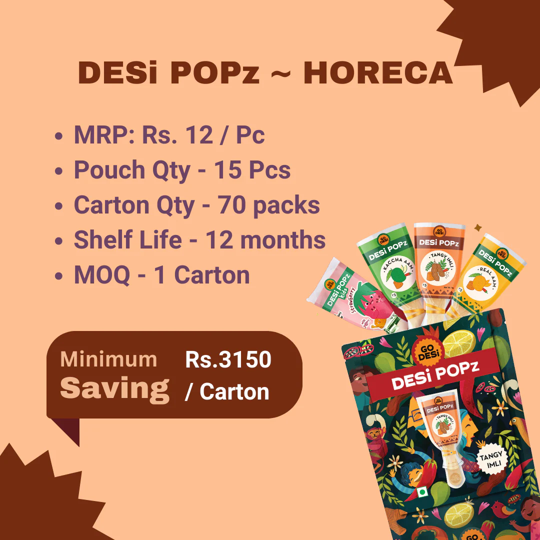 Desi Popz HORECA Carton | 70 Packs / Carton - Image 2