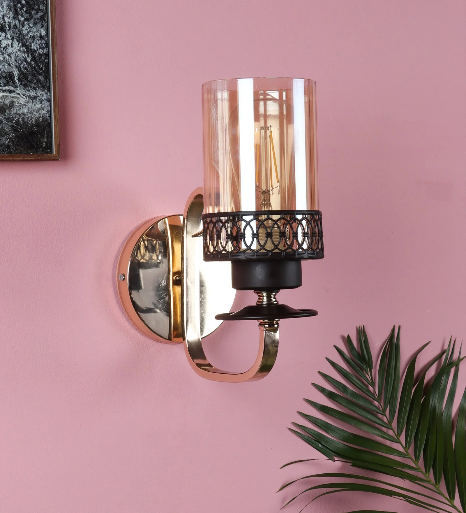 Designer Lighting Wrought Iron Rustic Finish Wall Light - Image 2