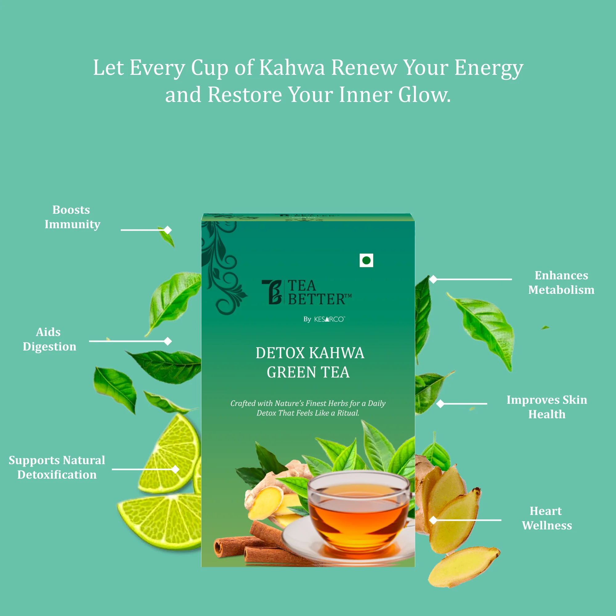 Detox Kahwa Green Tea - Image 7