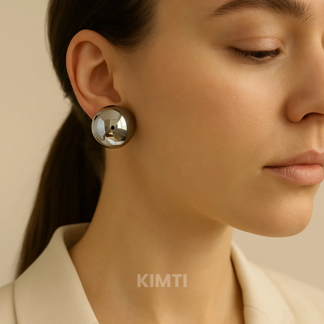 Devil Wears Prada Black Stud Earring — Buy Any 5 for Rs. 599 - Image 2