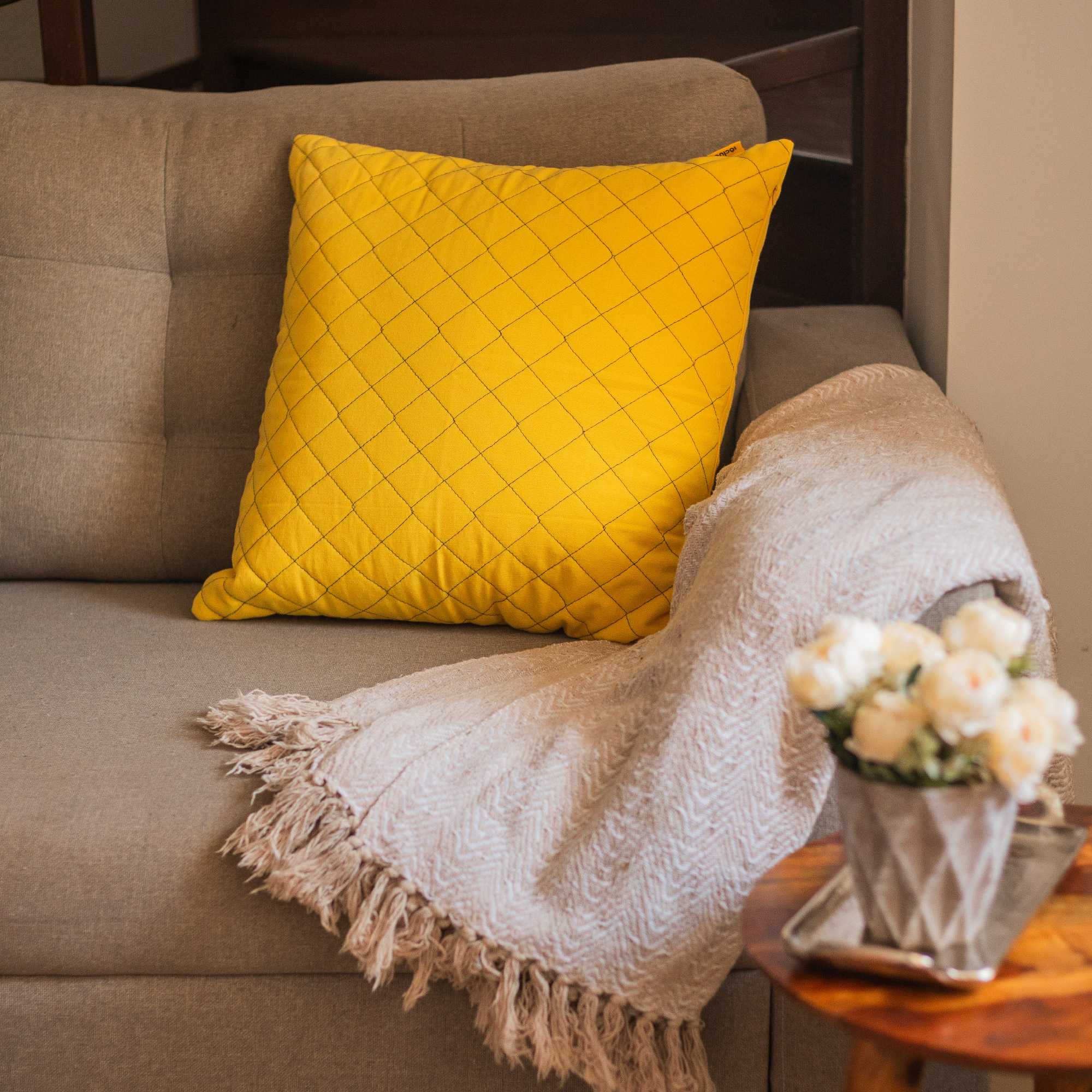 Diamond Quilted Cushion Cover - Image 33