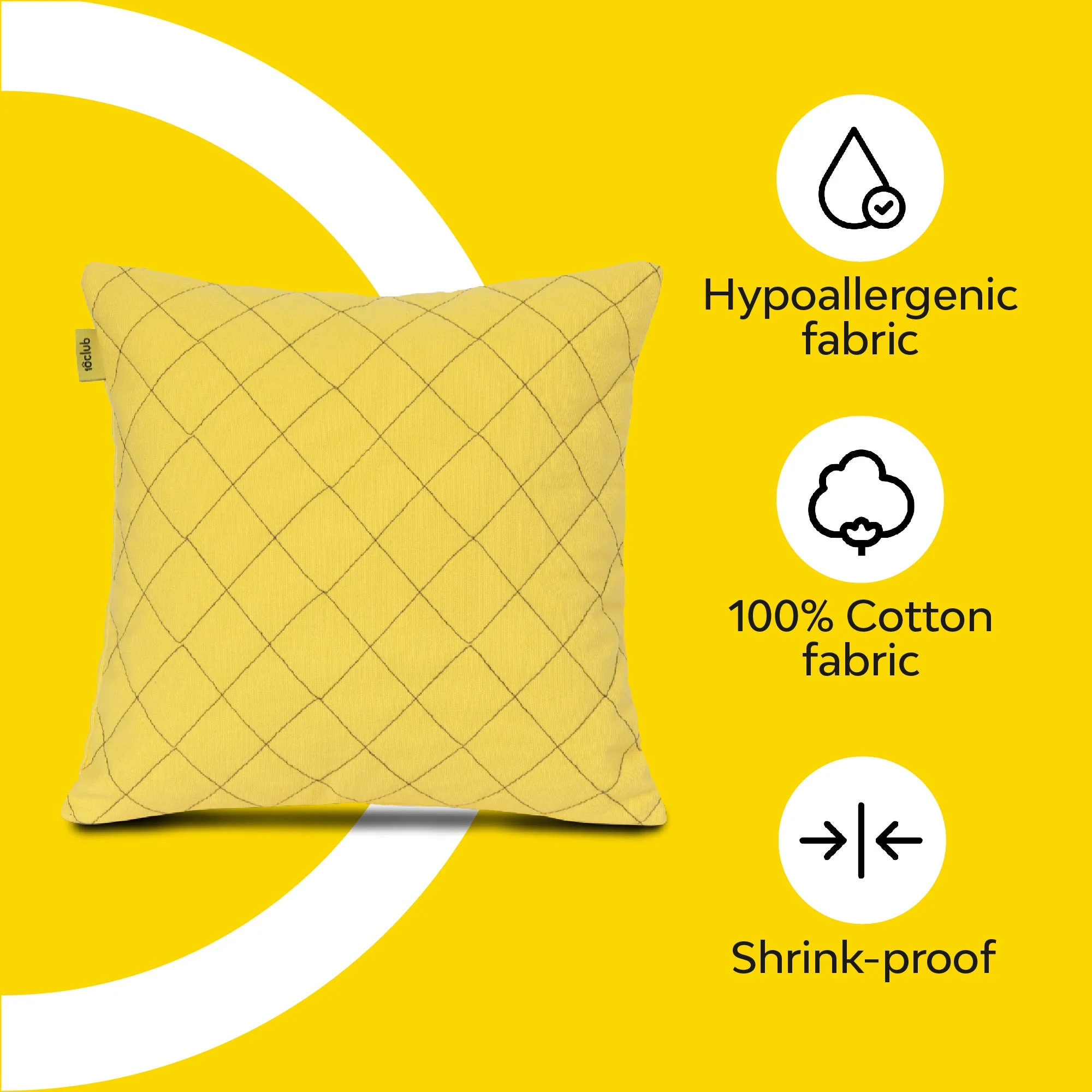 Diamond Quilted Cushion Cover - Image 5