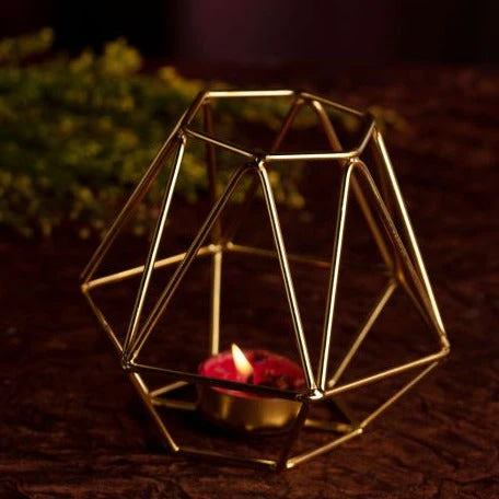 Diamond Style Tealight Candle Holders (Set of 2) - Image 4