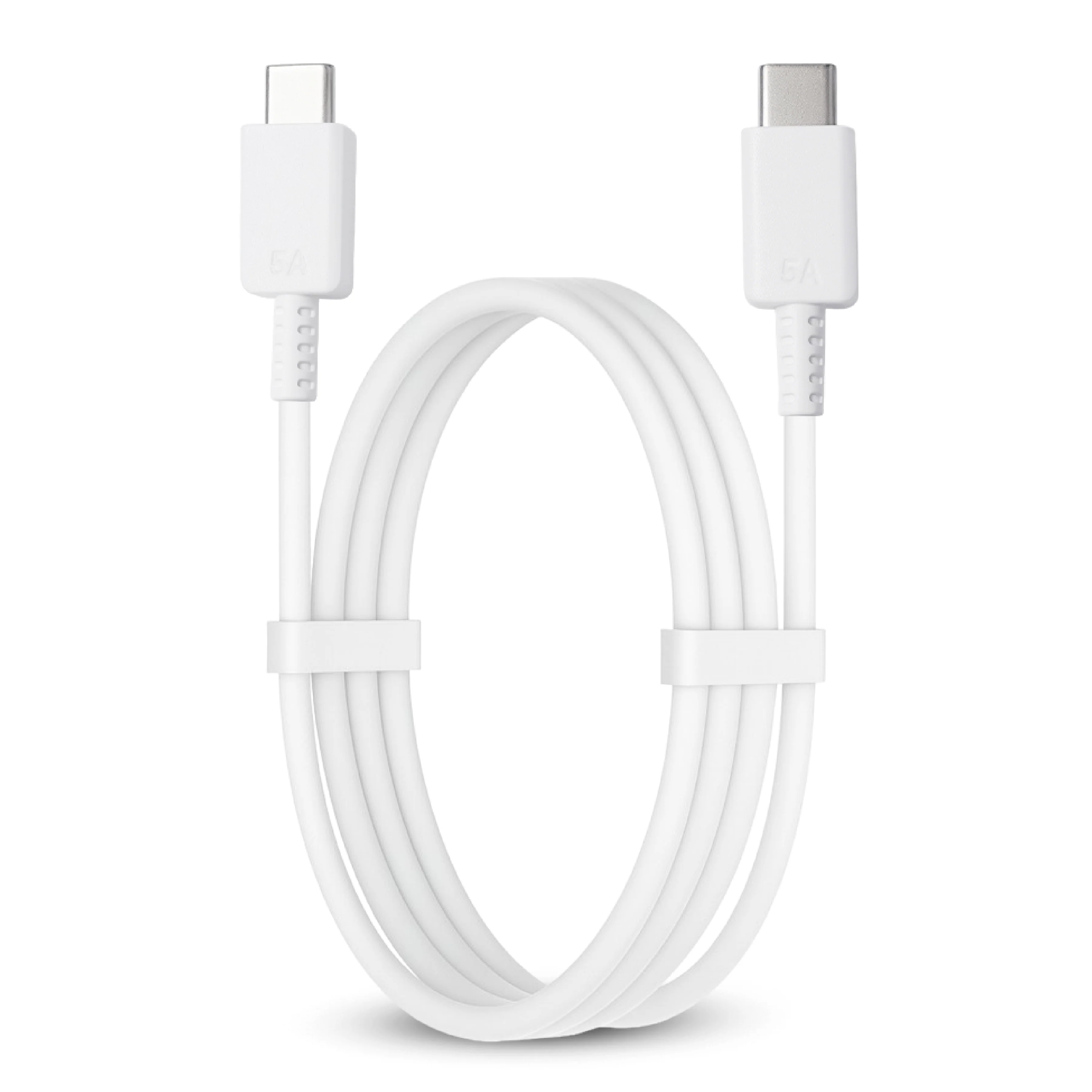 Digimate Bindaas 5A High-Speed Fast Charging Type C to Type C Cable (DG-DC-CC-2003, White) - Image 2