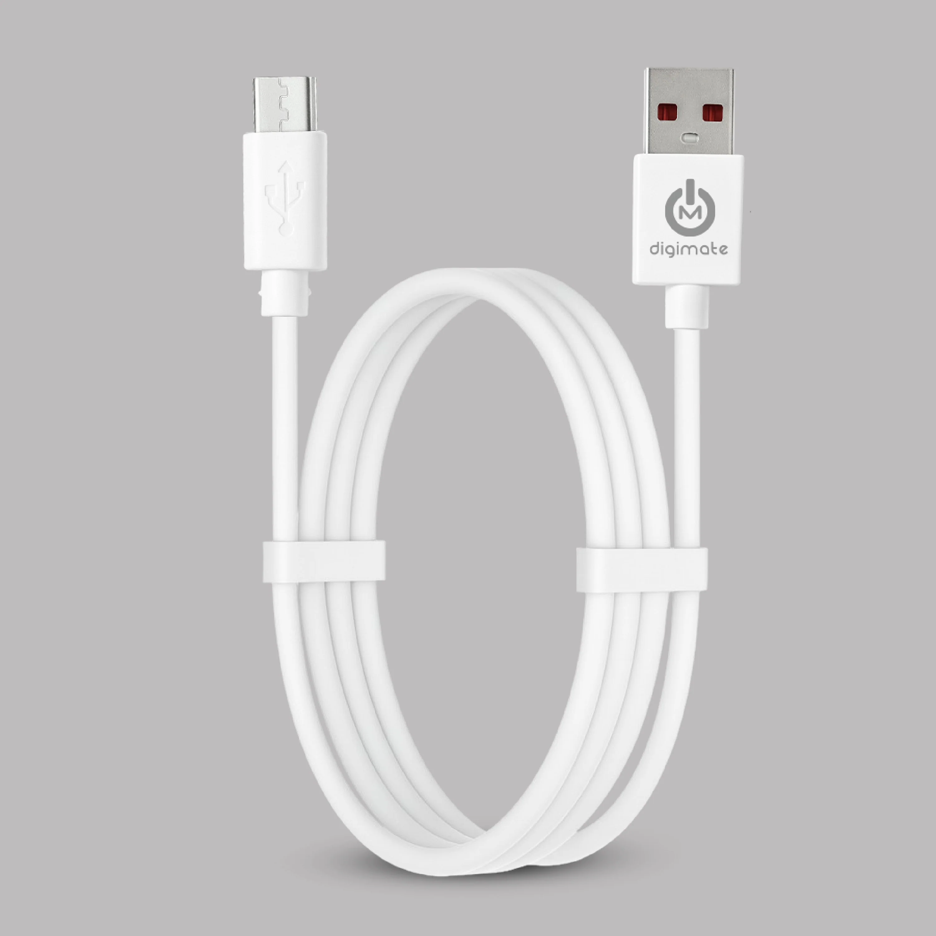 Digimate Raftarr Micro USB Fast Charging Cable, Up to 45W Support, TPE Tangle-Free Design (DG-DC-RAFTAAR-01)