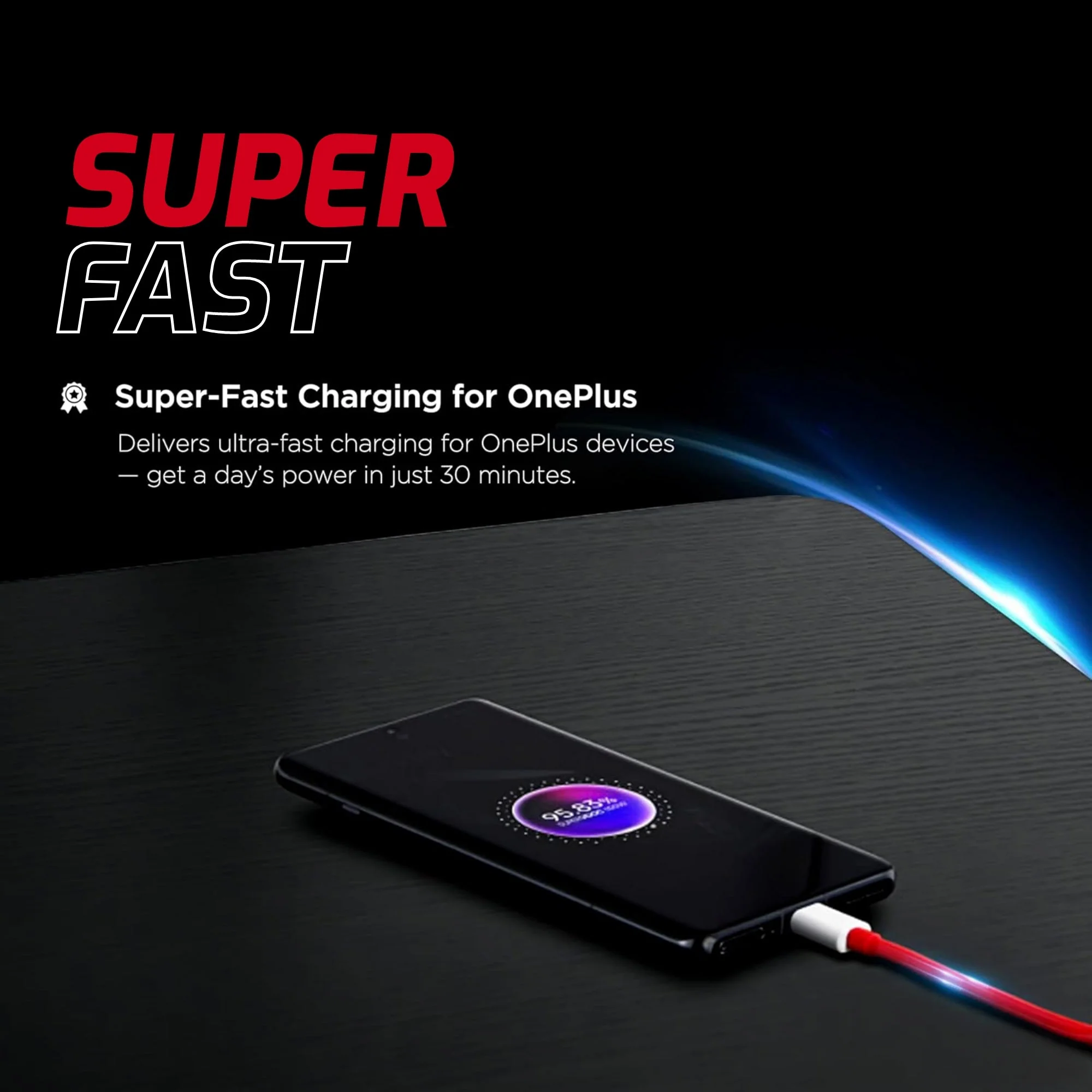 Digimate Red Alert Hight Quality USB to Type C, Support Upto 65 Fast Charging Cable (DG-DC-C-RD-1003, Red) - Image 6