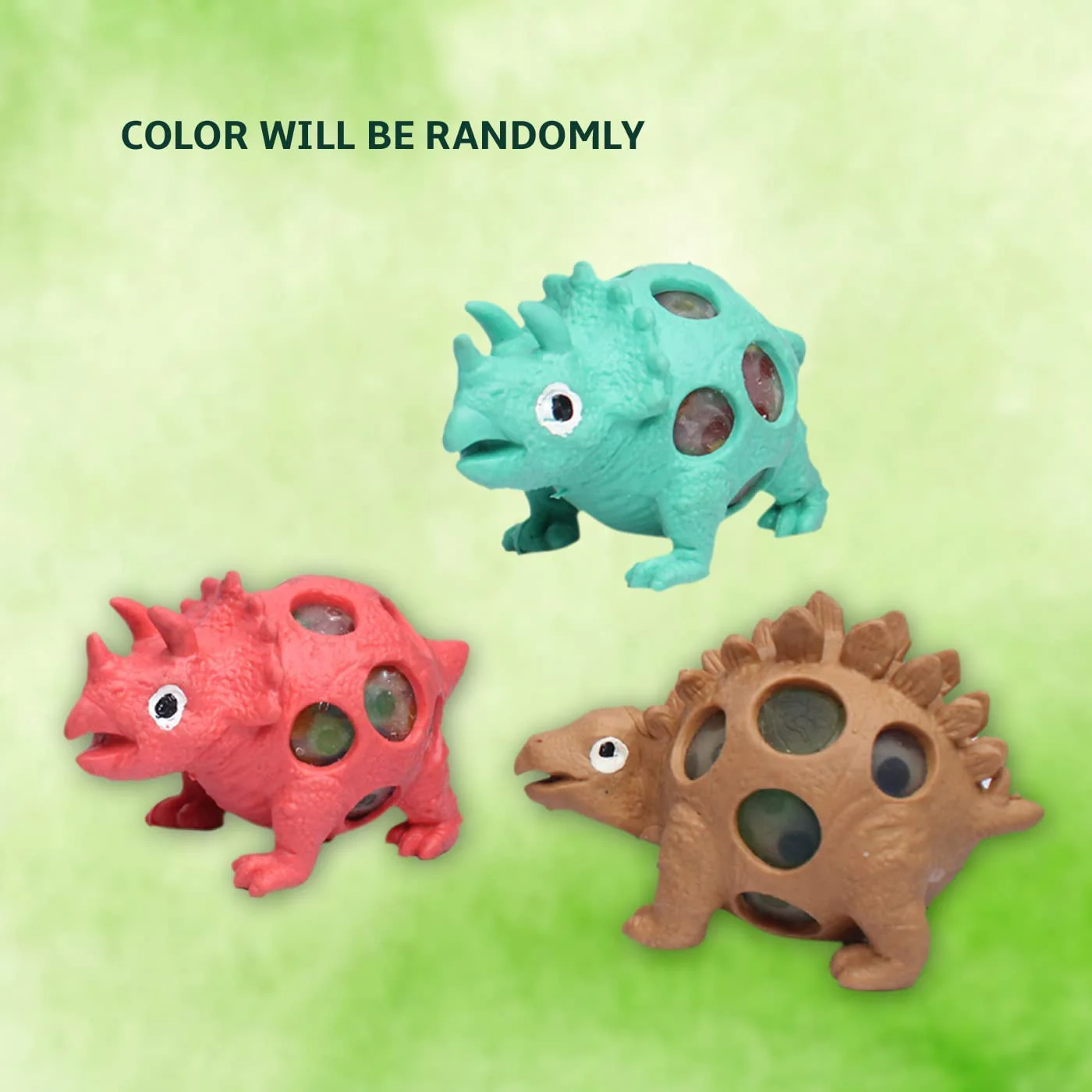 Dino Squeeze: Dinosaur Stress Relief Mesh Ball for Kids - Image 4