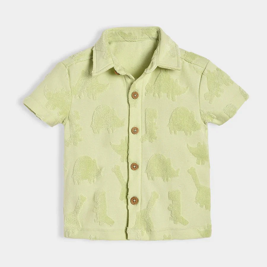 Dinomite Seafoam Green Shirt & Shorts Set - Image 4