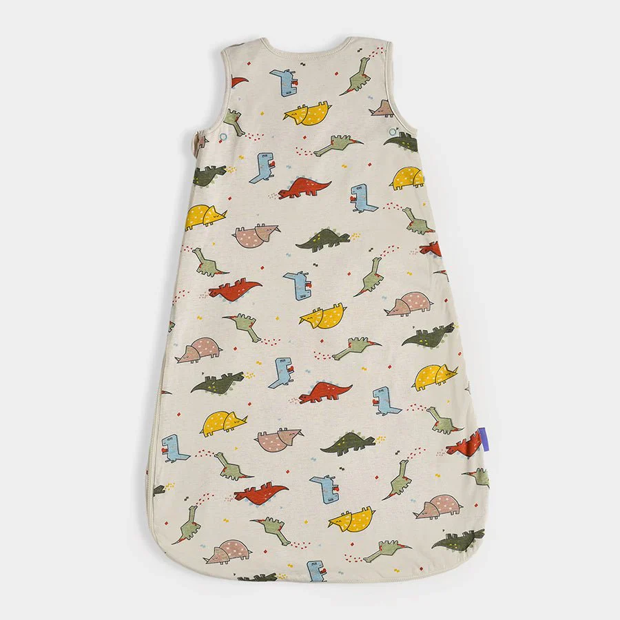 Dinomite Sleepy Saurus Baby Sleeping Bag Cream - Image 4