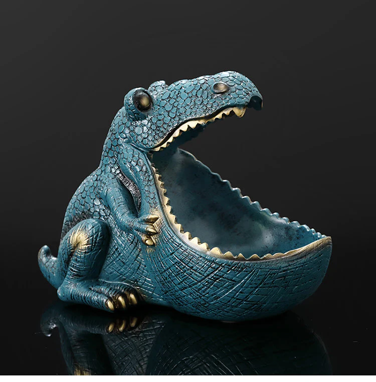 Dinosaur Storage Table Decor Resin - Image 2