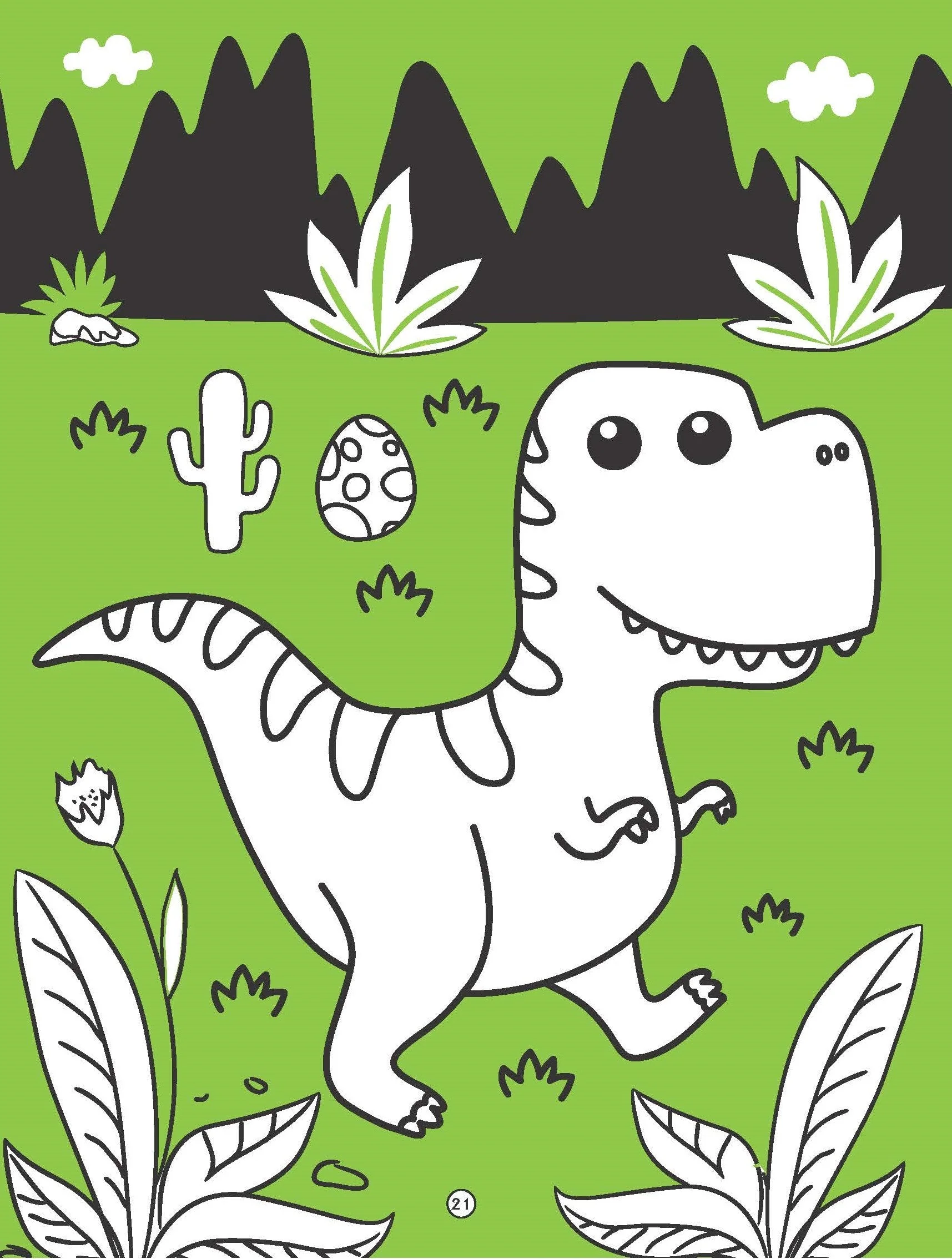 Dinosaurs Neon Colouring World Book for Kids Age 4 - 7  years with Neon Pens - Image 6