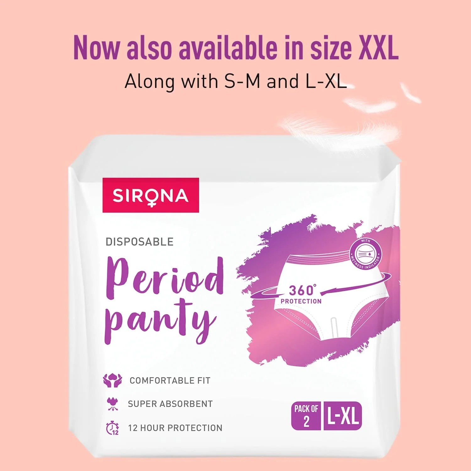 Disposable Period Panty L-XL (Pack of 2) - Image 2