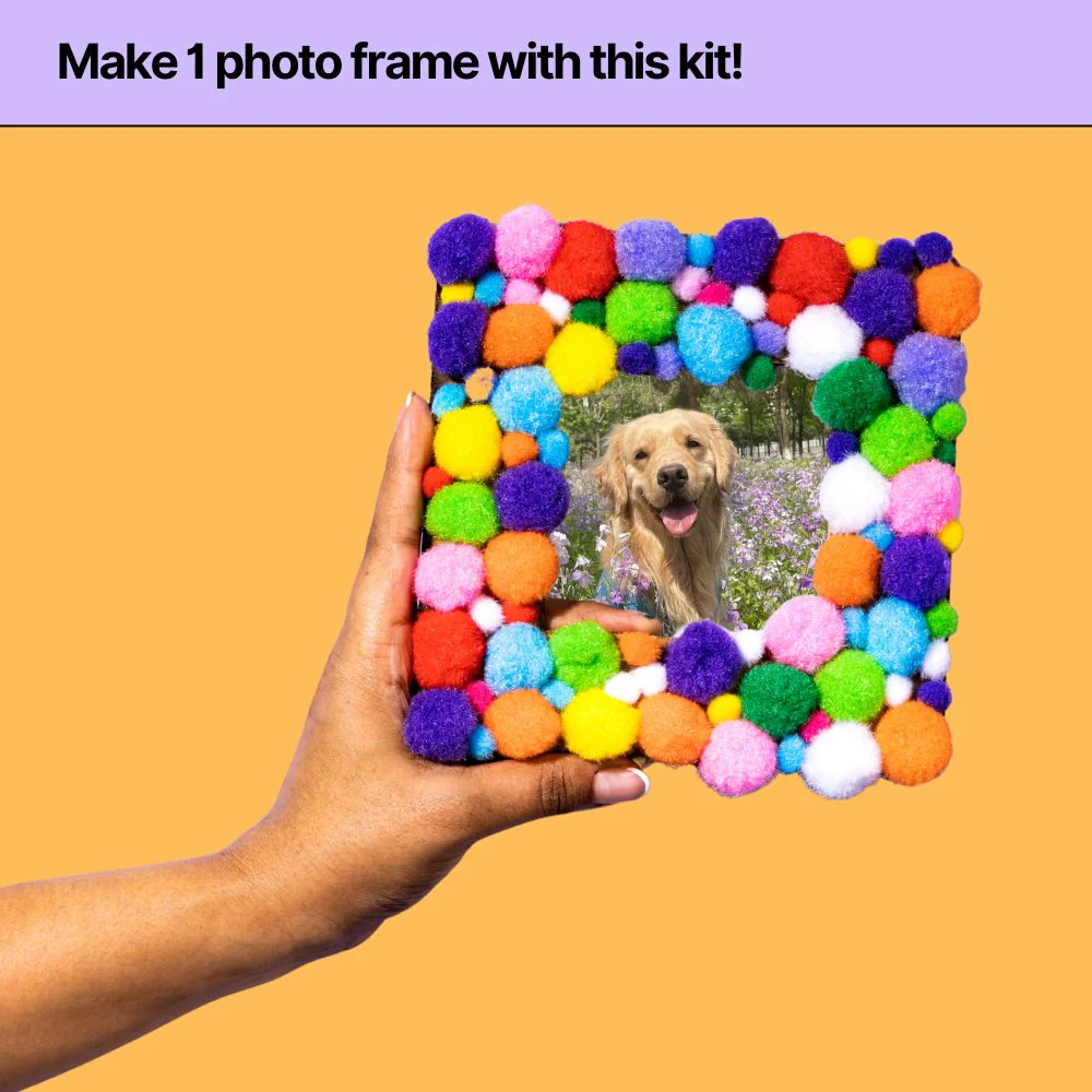 DIY Pom Pom Photo Frame Kit - Image 3