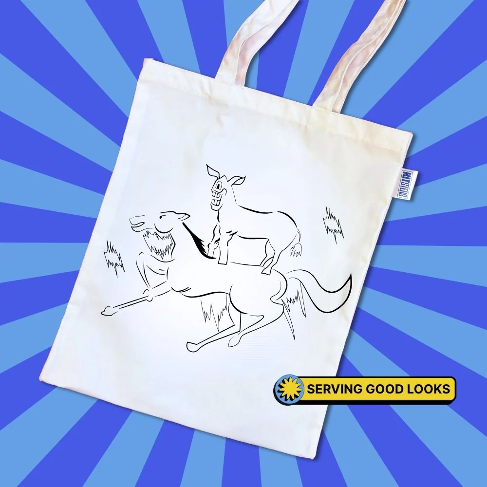 DIY Tote Bag Painting Kit -  Welcome - Image 3