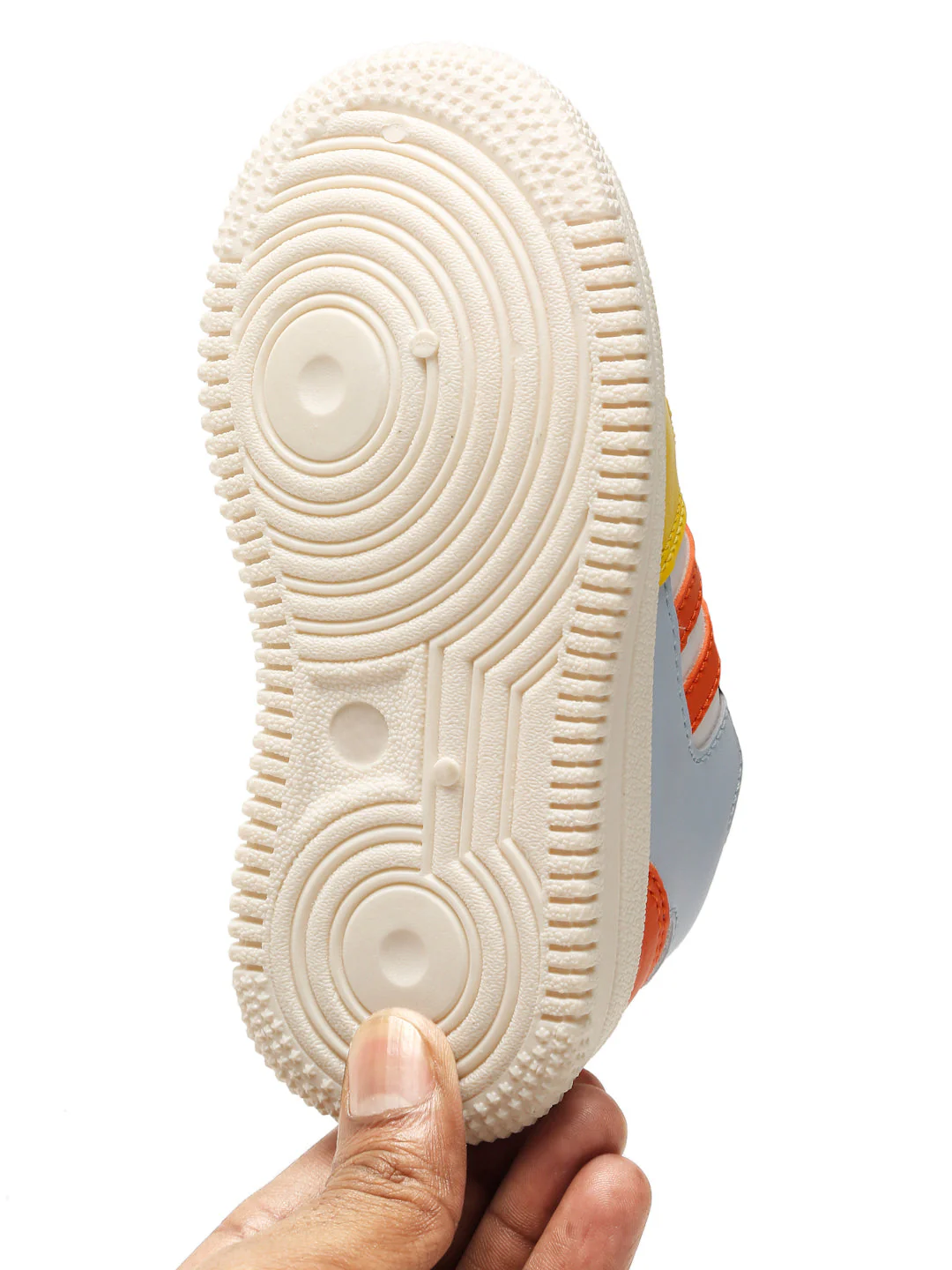 Donut Comfortable & LightWeight Sneakers With Elastic Laces  - White (Unisex) - Image 12