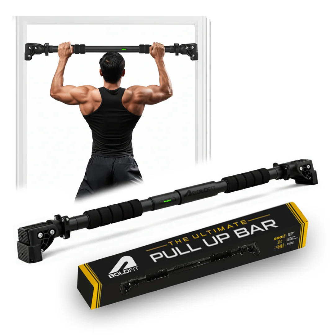 Doorway Pull up Bar without Screw - Black - Image 9