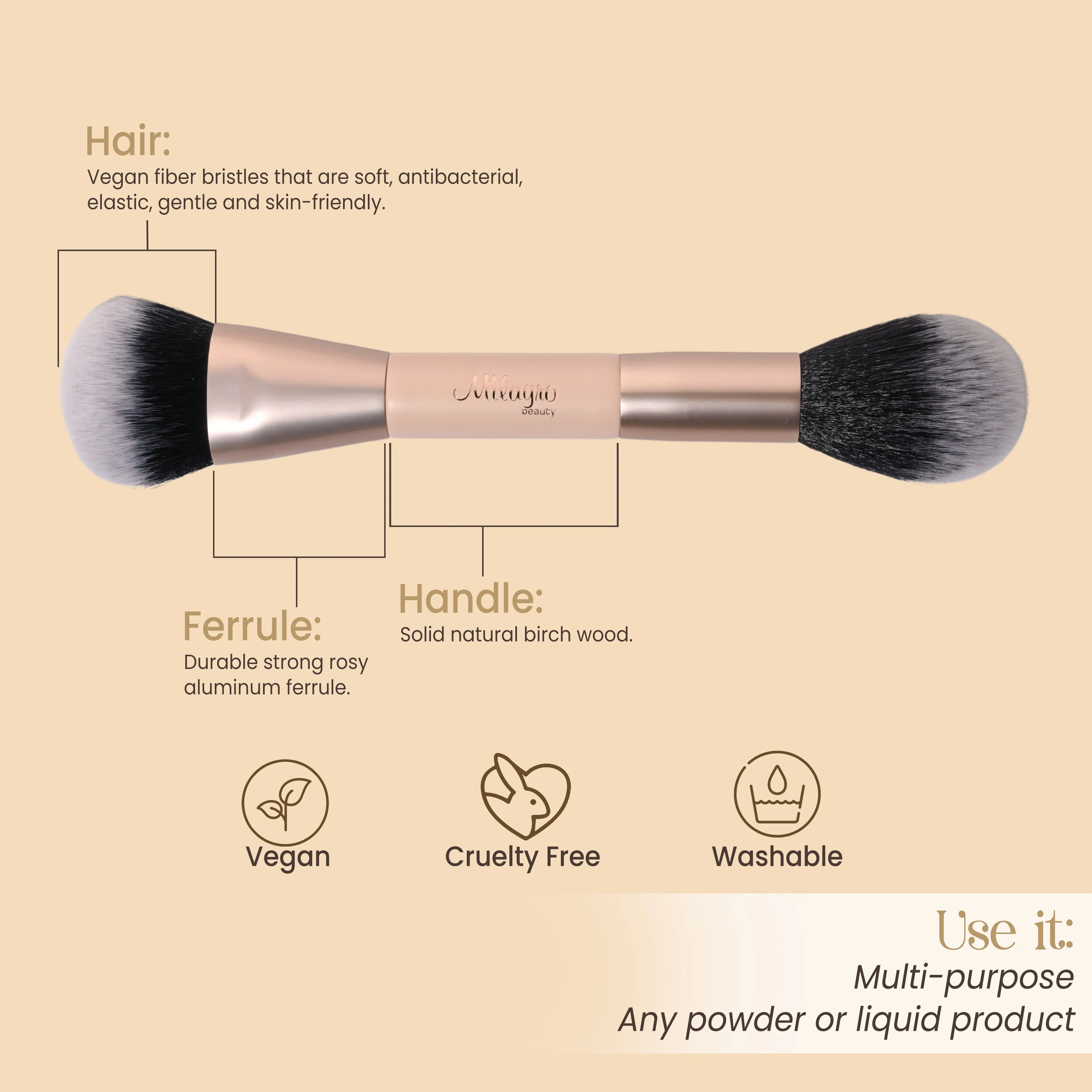 Double Duty – Dual-Ended Cream & Powder Blush Brush 19 - Image 4