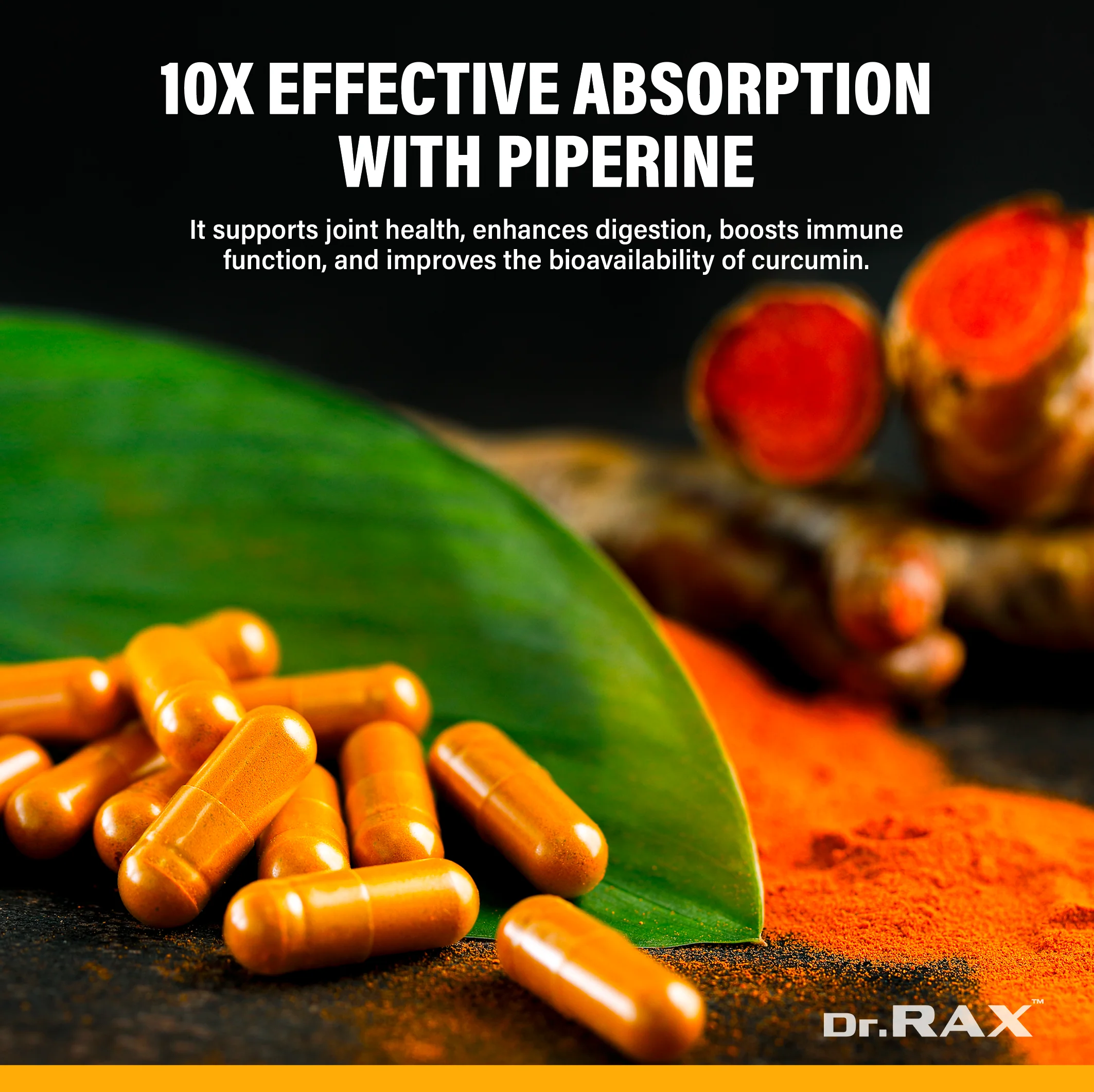 Dr. Rax Nano Curcumin 95 1000mg Vegan Tablet - Image 4