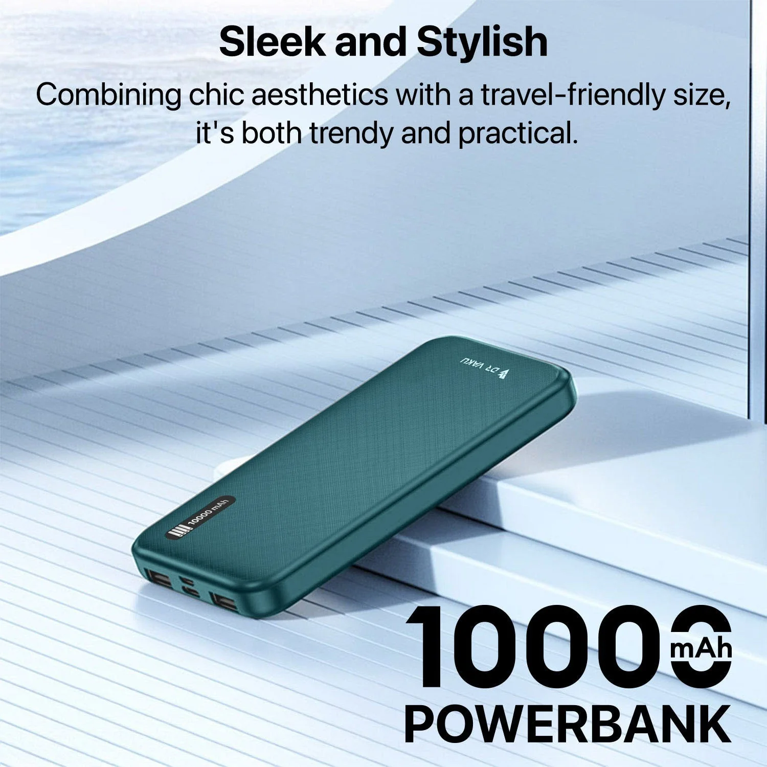 Dr Vaku ® CYREX 10000mAh Power Bank 12W Dual USB Fast Charge | Type-C & Micro-USB Input | Ultra-Compact & Portable - Image 8