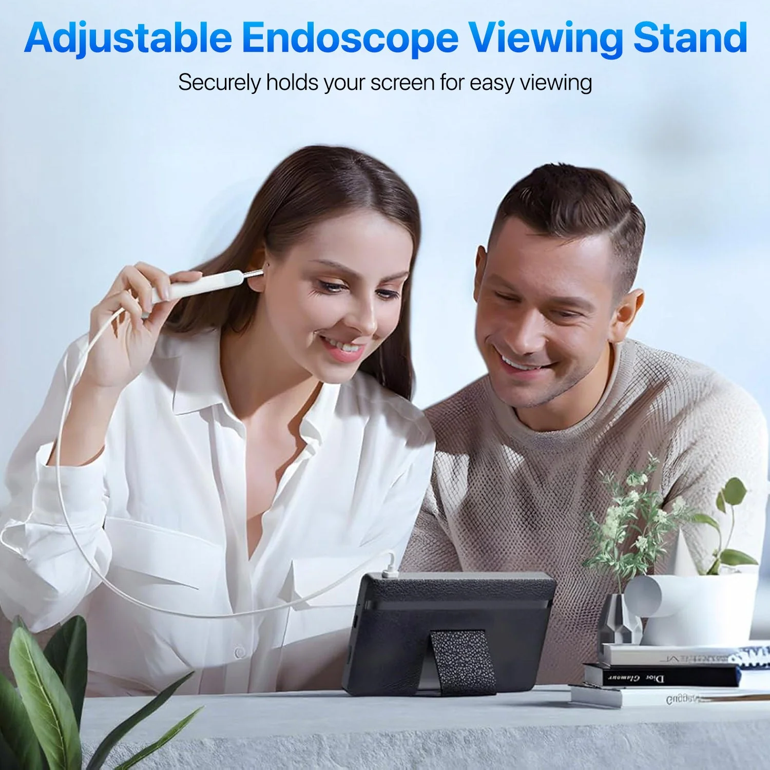 DR VAKU ® ENTSIGHT Plus Digital Otoscope Smart Ear Cleaner Inspection Kit with Wired Display Screen HD Camera 6 LED Lights for Nose, Throat, Dental, Skin Video Recording Monitor + 9 Silicone Tips Free - Image 6