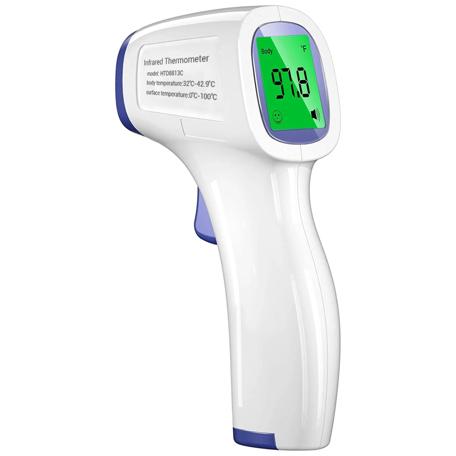 DR VAKU ® Infrared Digital Temperature Gun, Resolution Infrared Thermometer, Multi-Purpose, Wide Range, Non-Contact [With Free Battery] - Image 12
